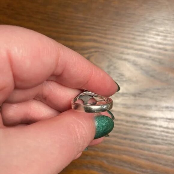 James Avery Heart Cross Silver Ring Sterling size 5.5 - Picture 5 of 5